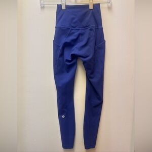 Lululemon Wunder Train High-Rise Tight w/ Pockets, womens Size 0, 23 inch